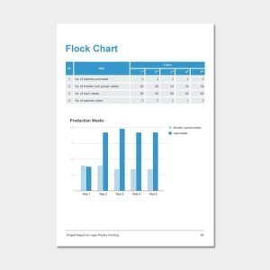 Layer poultry flock chart