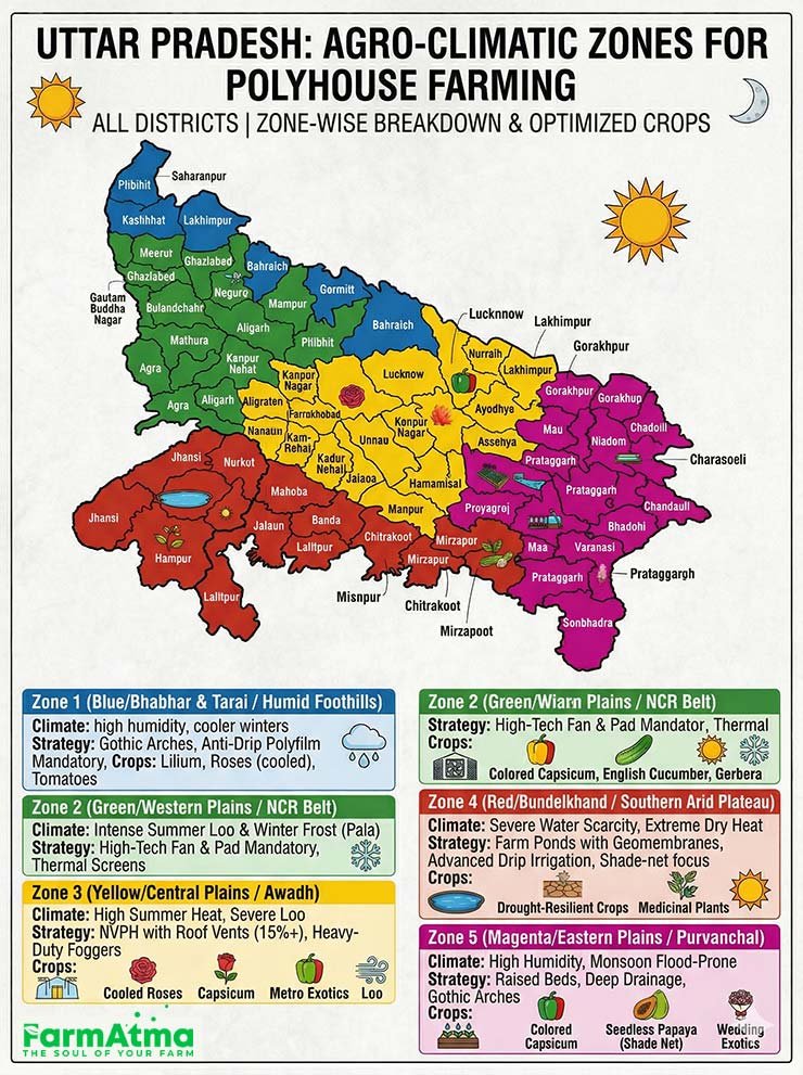 Polyhouse Farming in Uttar Pradesh Polyhouse Farming in Uttar Pradesh